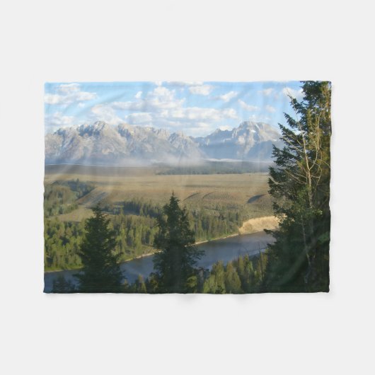 Jackson-Hole-Gebirge und Fluss Fleecedecke (Vorderseite (Horizontal))