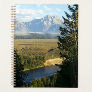 Jackson-Hole-Gebirge und Fluss Planer