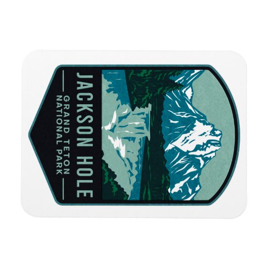 Jackson Hole Grand Teton National Park Magnet (Horizontal)