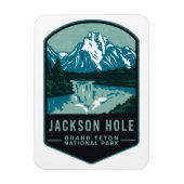 Jackson Hole Grand Teton National Park Magnet (Vertikal)