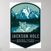Jackson Hole Grand Teton National Park Poster (Vorne)