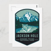 Jackson Hole Grand Teton National Park Postkarte (Vorne/Hinten)