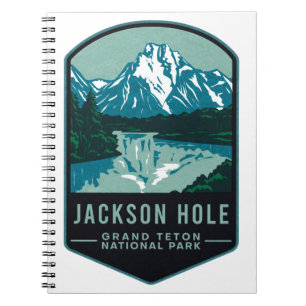 Jackson Hole Grand Teton Nationalpark Notizblock