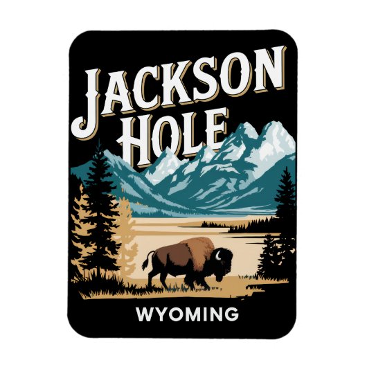Jackson Hole Magnet (Vertikal)