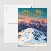 Jackson Hole Mountain Resort USA Postkarte (Vorne/Hinten)