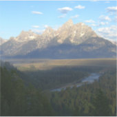 Jackson Hole Mountains (Grand Teton National Park) Aufkleber (Vorderseite)