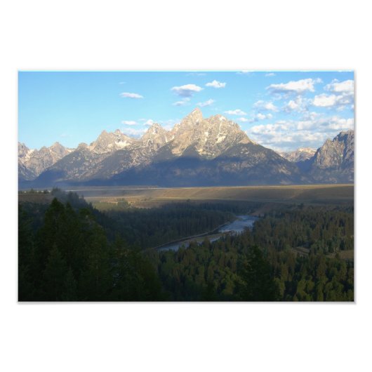 Jackson Hole Mountains (Grand Teton National Park) Fotodruck (Vorne)
