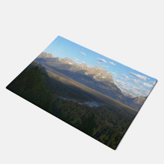 Jackson Hole Mountains (Grand Teton National Park) Fußmatte (Schrägansicht)