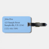 Jackson Hole Mountains (Grand Teton National Park) Gepäckanhänger (Rückseite horizontal)