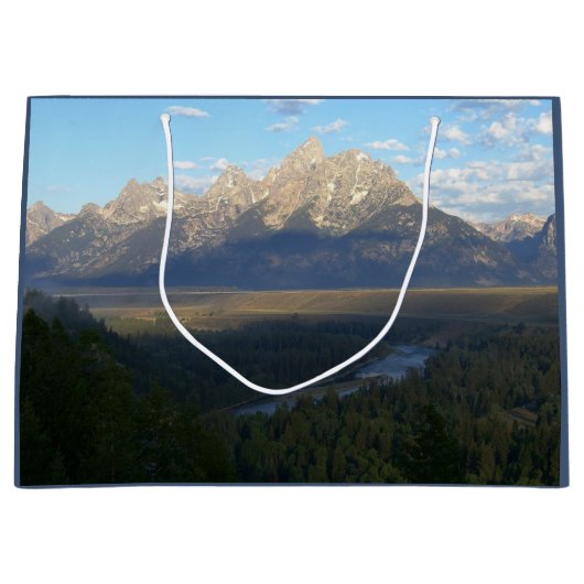 Jackson Hole Mountains (Grand Teton National Park) Große Geschenktüte (Vorderseite)