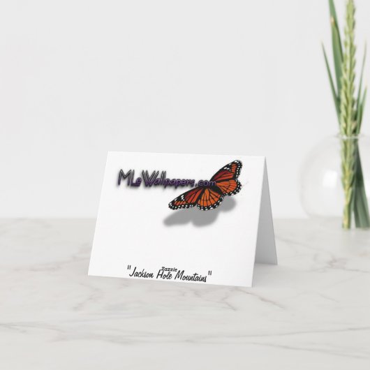 Jackson Hole Mountains (Grand Teton National Park) Karte (Rückseite)