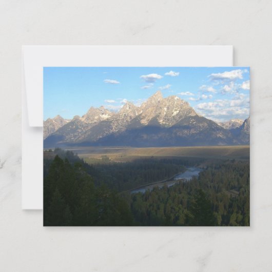 Jackson Hole Mountains (Grand Teton National Park) Karte (Vorderseite)
