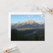 Jackson Hole Mountains (Grand Teton National Park) Karte (Vorderseite/Rückseite Beispiel)