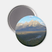 Jackson Hole Mountains (Grand Teton National Park) Magnet (Vorderseite/Rückseite)