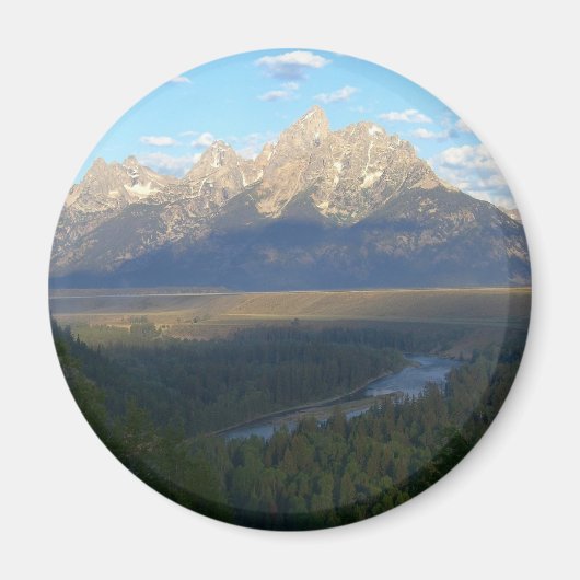 Jackson Hole Mountains (Grand Teton National Park) Magnet (Vorne)
