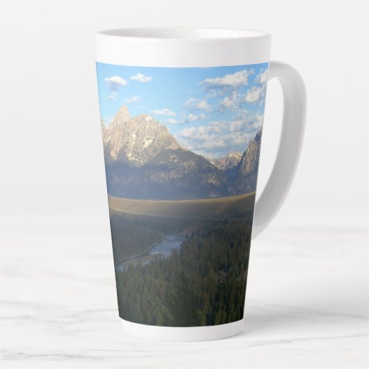 Jackson Hole Mountains (Grand Teton National Park) Milchtasse (Rechte Ecke)
