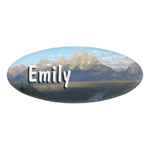 Jackson Hole Mountains (Grand Teton National Park) Namenschild
