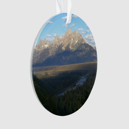 Jackson Hole Mountains (Grand Teton National Park) Ornament (Vorderseite)