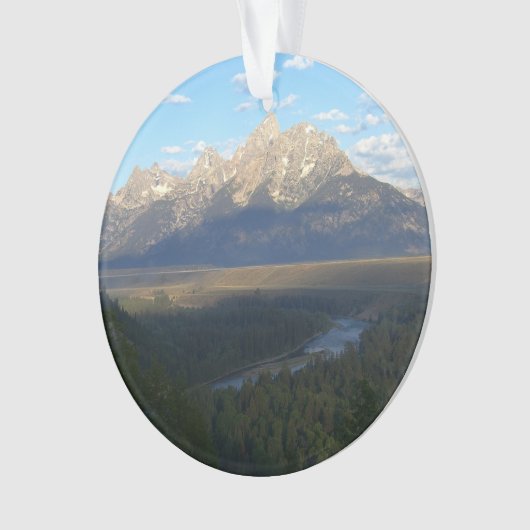 Jackson Hole Mountains (Grand Teton National Park) Ornament (Vorderseite)
