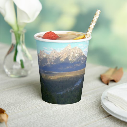 Jackson Hole Mountains (Grand Teton National Park) Pappbecher (In Situ)