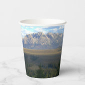 Jackson Hole Mountains (Grand Teton National Park) Pappbecher (Rückseite)