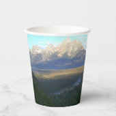 Jackson Hole Mountains (Grand Teton National Park) Pappbecher (Vorderseite)