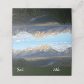 Jackson Hole Mountains (Grand Teton National Park) Platzkarte (Außenseite Aufgefaltet)