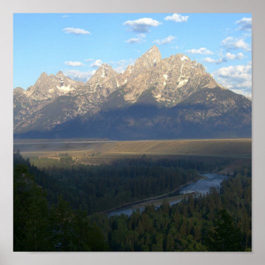 Jackson Hole Mountains (Grand Teton National Park) Poster (Vorne)