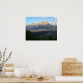 Jackson Hole Mountains (Grand Teton National Park) Poster (Küche)