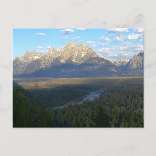 Jackson Hole Mountains (Grand Teton National Park) Postkarte (Vorderseite)