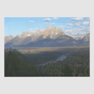 Jackson Hole Mountains (Grand Teton National Park) Seidenpapier