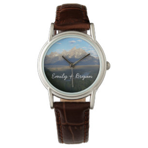 Jackson Hole Mountains (Grand-Teton-Nationalpark) Armbanduhr