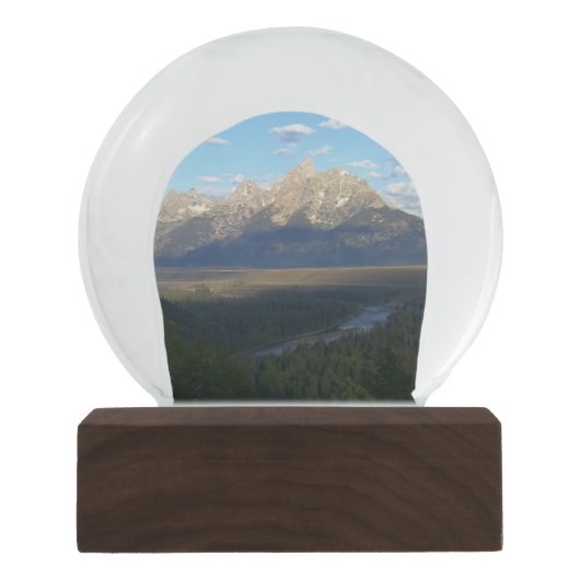 Jackson Hole Mountains (Grand Teton Nationalpark) Schneekugel (Vorderseite)