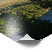 Jackson Hole Mountains und Fluss Fotodruck (Ecke)