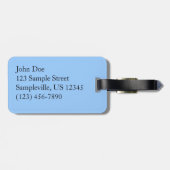 Jackson Hole Mountains und Fluss Gepäckanhänger (Rückseite horizontal)