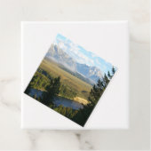 Jackson Hole Mountains und Fluss Geschenkanhänger (Beispiel)