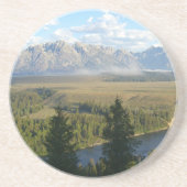 Jackson Hole Mountains und Fluss Getränkeuntersetzer (Vorne)