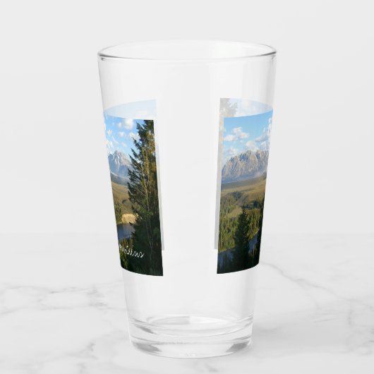 Jackson Hole Mountains und Fluss Glas (Links)