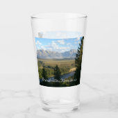 Jackson Hole Mountains und Fluss Glas (Vorderseite)