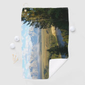 Jackson Hole Mountains und Fluss Golfhandtuch (Insitu)