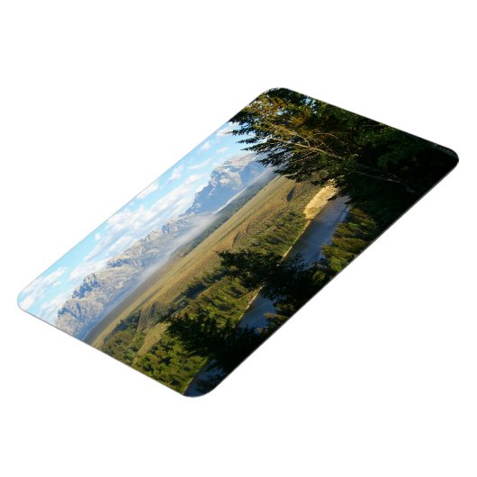 Jackson Hole Mountains und Fluss Magnet (Linke Seite)