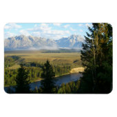 Jackson Hole Mountains und Fluss Magnet (Horizontal)