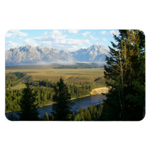 Jackson Hole Mountains und Fluss Magnet
