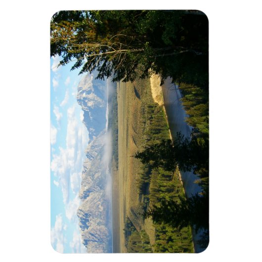 Jackson Hole Mountains und Fluss Magnet (Vertikal)