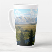 Jackson Hole Mountains und Fluss Milchtasse (Linke Ecke)