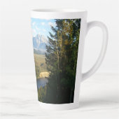 Jackson Hole Mountains und Fluss Milchtasse (Rechts)