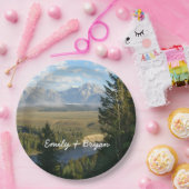 Jackson Hole Mountains und Fluss Pappteller (Party)