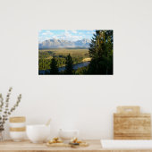 Jackson Hole Mountains und Fluss Poster (Küche)