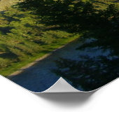 Jackson Hole Mountains und Fluss Poster (Ecke)