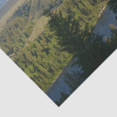 Jackson Hole Mountains und Fluss Seidenpapier (Detail)